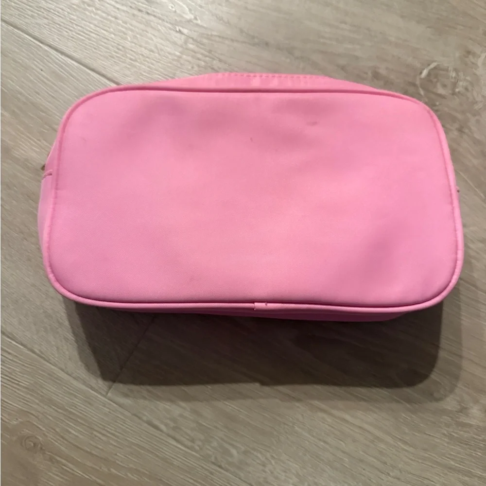 Pink Stoney Clover pouch bag